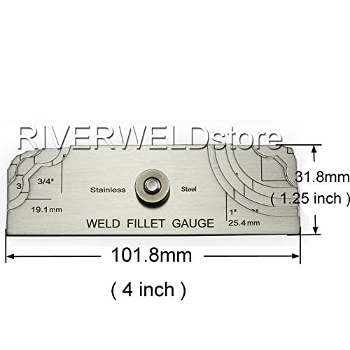 7piece Fillet Weld Set Gage RL Gauge Welding Inspection Test Ulnar Metric 7piece Fillet Weld Set Gage RL Gauge Welding Inspection Test Ulnar Metric